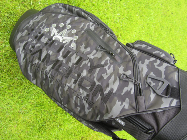 scotty cameron limited release explorer black camo circle t cart golf bag