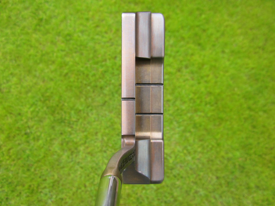 scotty cameron tour only deep milled experimental chromatic bronze newport 2.5 studio select circle t putter made for ryder cup player chris wood