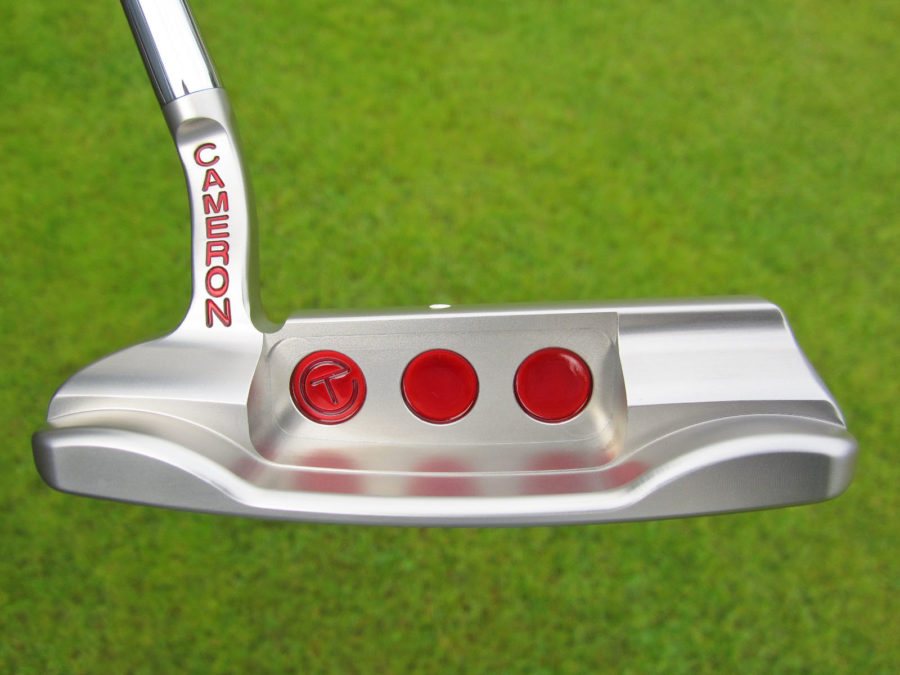 scotty cameron tour only sss newport 1.5 studio select circle t 360g putter with tiger woods style sight dot golf club