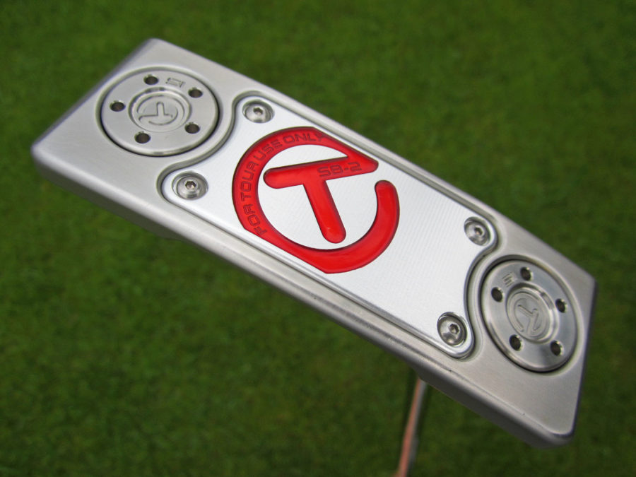 scotty cameron tour only sss squareback 2 sb-2 1.5 tourtype special select circle t putter with welded flojet neck golf club