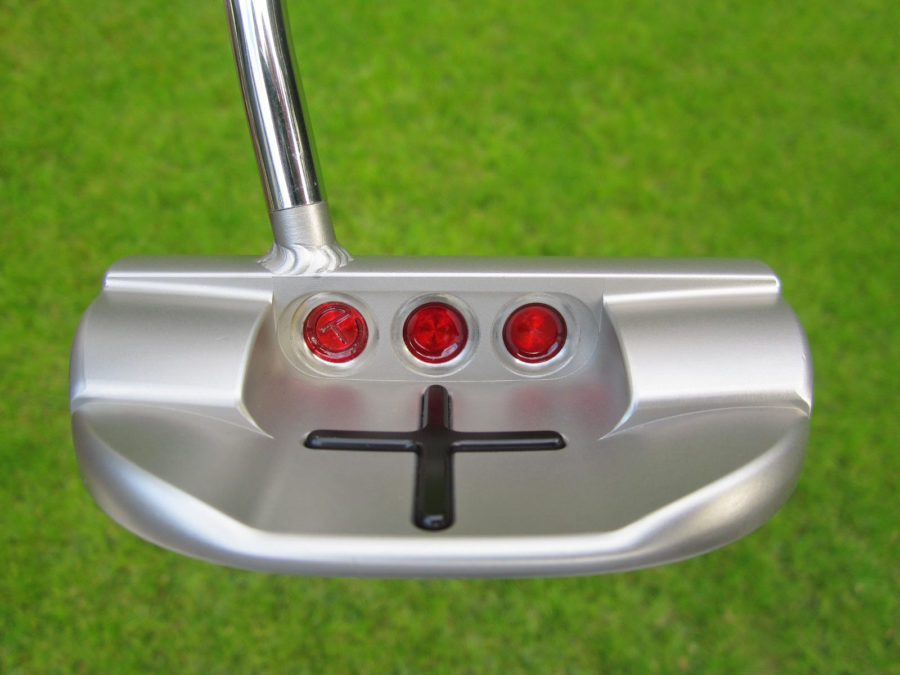 scotty cameron tour only sss deep milled fastback plus fb+ circle t 350g putter with welded neck double bend shaft golf club