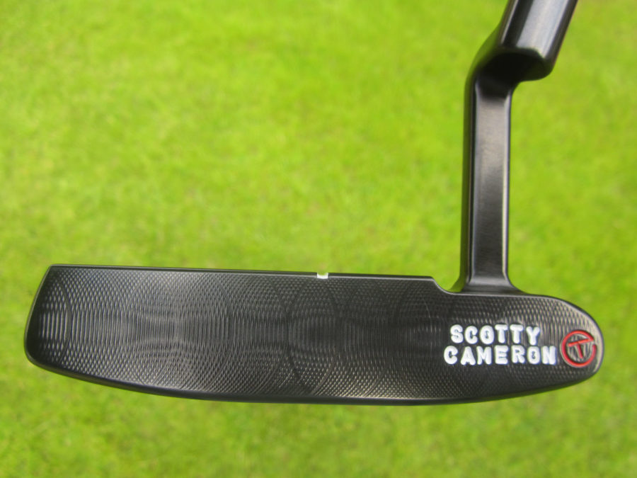 scotty cameron tour only brushed black carbon masterful 009m circle t 350g putter golf club with top line