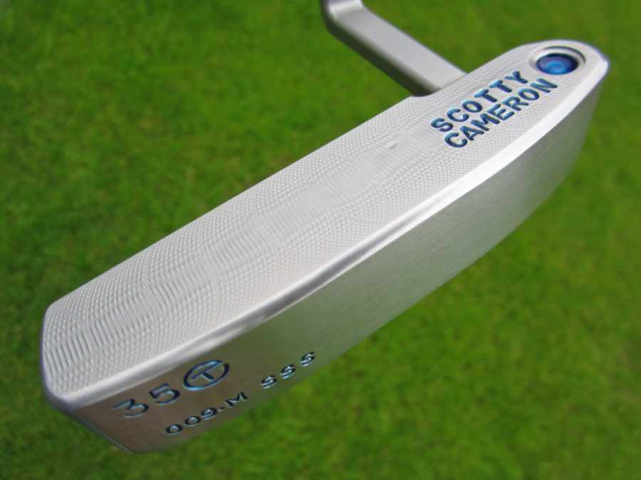 scotty cameron tour only sss masterful 009m circle t 350g putter made in the usa with blue cherry bombs golf club