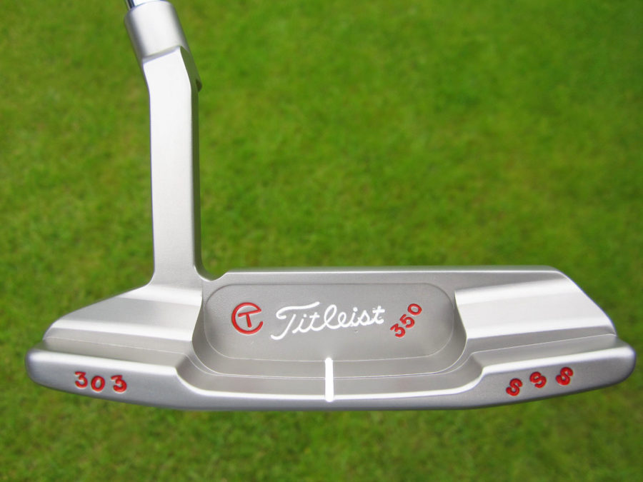 scotty cameron tour only sss tri sole newport 2 handstamped circle t 350g putter with scotty dog stamp golf club
