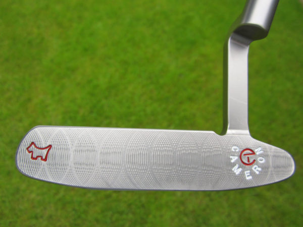 scotty cameron tour only sss tri sole newport 2 handstamped circle t 350g putter with scotty dog stamp golf club