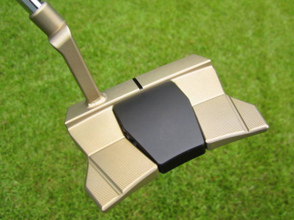 scotty cameron tour only chromatic bronze phantom x t11 circle t putter with welded plumber neck golf club