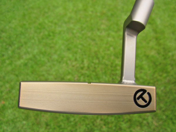 scotty cameron tour only chromatic bronze phantom x t11 circle t putter with welded plumber neck golf club