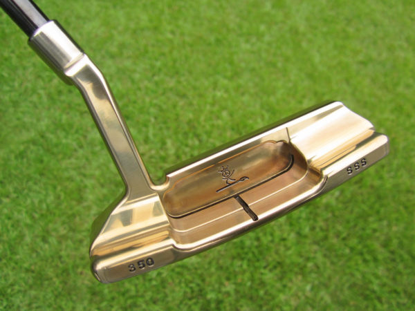 scotty cameron tour only chromatic bronze sss timeless beach newport 2 circle t 350g putter golf club with peace surfer stamp