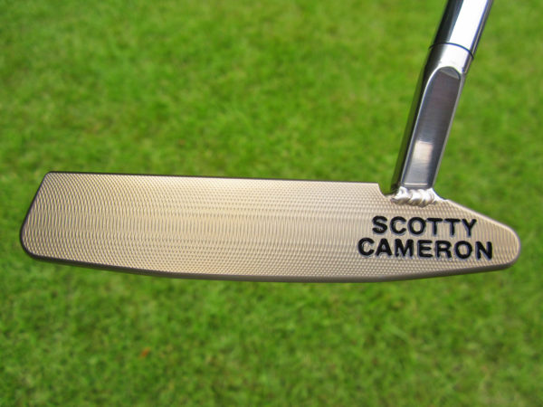 scotty cameron tour only chromatic bronze and sss two tone tour rat 2 circle t with welded flojet neck putter golf club
