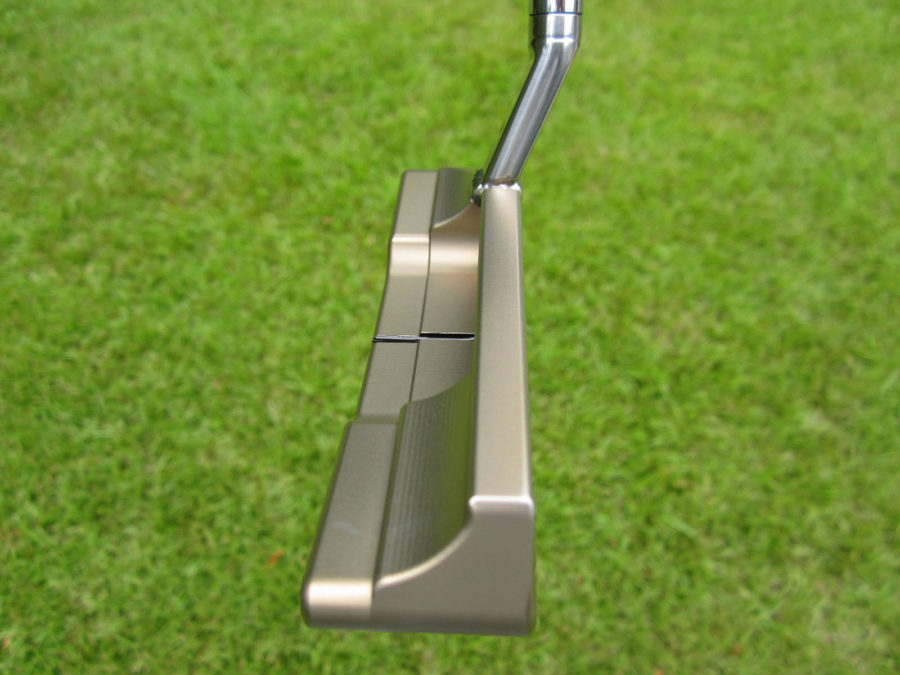 scotty cameron tour only chromatic bronze and sss two tone tour rat 2 circle t with welded flojet neck putter golf club