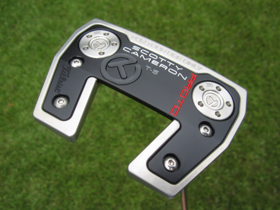 scotty cameron tour only sss phantom x t5 circle t putter with double sight dots golf club