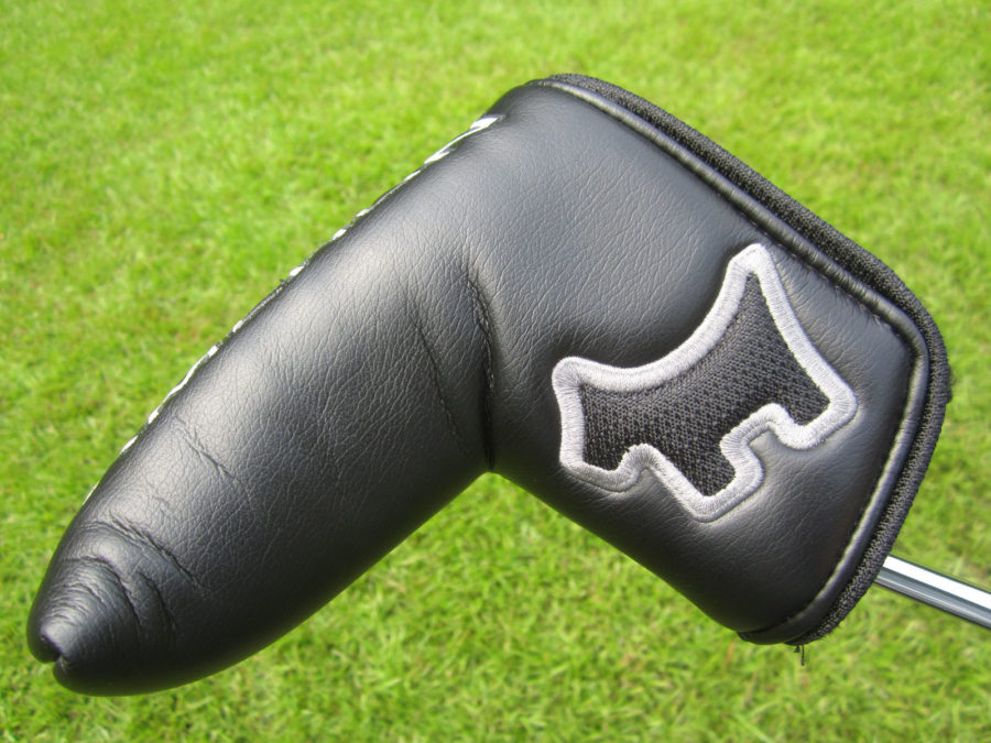 scotty cameron tour only ballistic black scotty dog blade putter headcover
