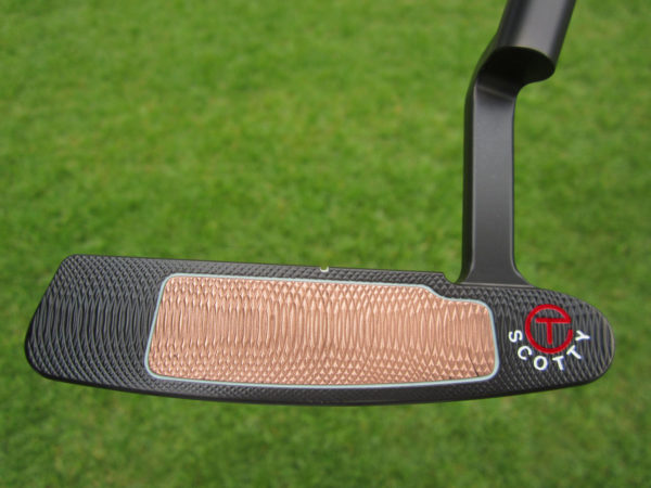 scotty cameron tour only deep milled black newport t10 buttonback terylium circle t 350g putter golf club
