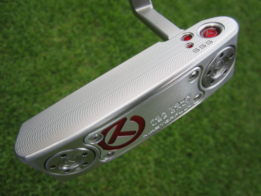 scotty cameron tour only sss masterful plus + tourtype special select circle t 350g putter golf club with la golf p series 135 black putter shaft