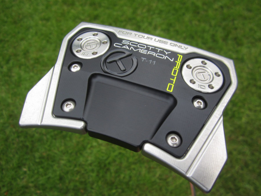 scotty cameron tour only sss phantom x t11 circle t putter with welded plumber neck golf club