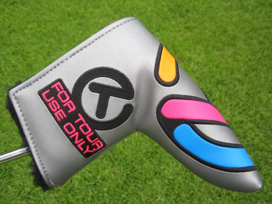 scotty cameron tour only 2023 multi color stick figure industrial circle t blade putter headcover