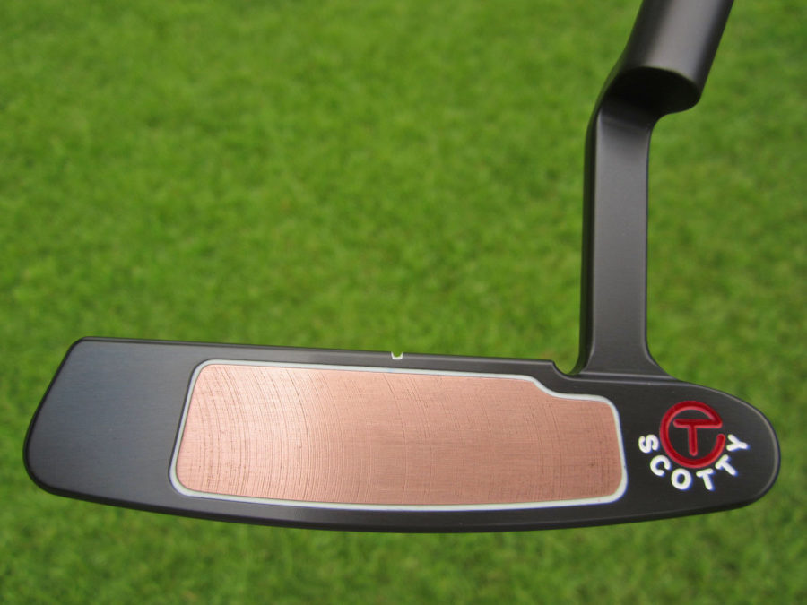 scotty cameron tour only black mist t10 newport terylium buttonback circle t 340g putter golf club with top line