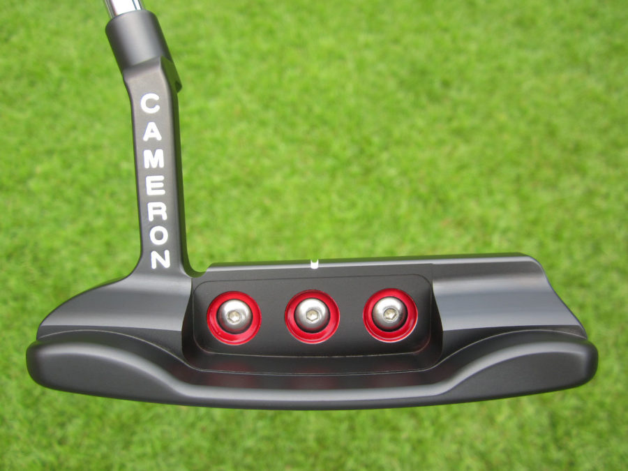 scotty cameron tour only black mist t10 newport terylium buttonback circle t 340g putter golf club with top line