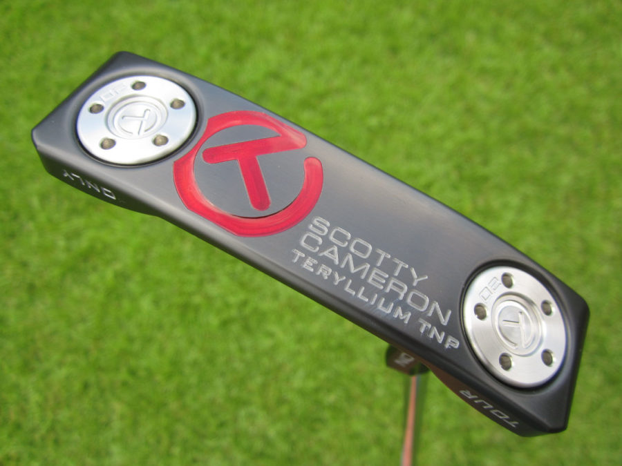 scotty cameron tour only black t22 newport terylium circle t putter golf club