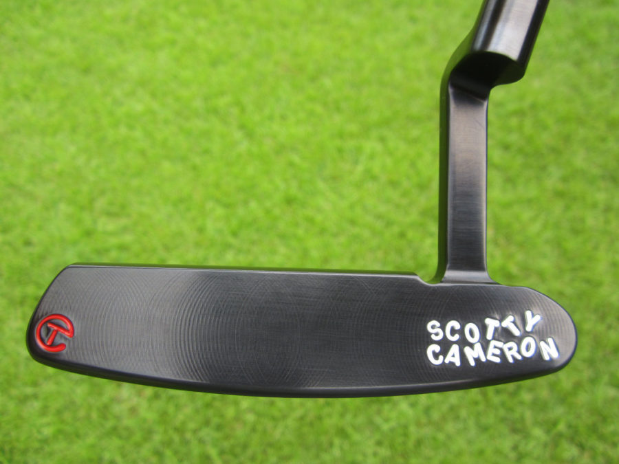 scotty cameron tour only carbon newport handstamped circle t 340g putter golf club