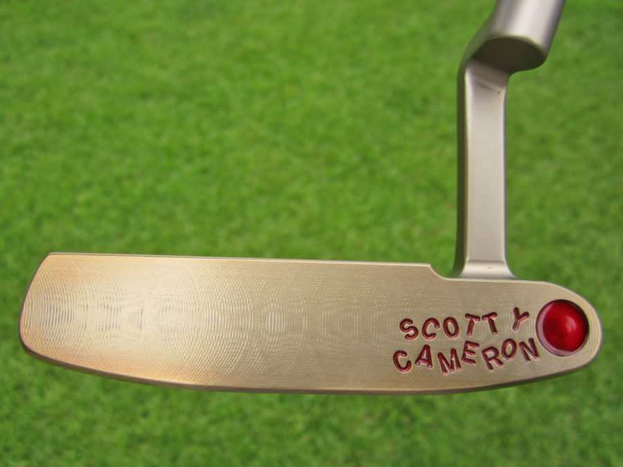 scotty cameron tour only chromatic bronze sss 009 circle t deluxe prototype 350g putter golf club
