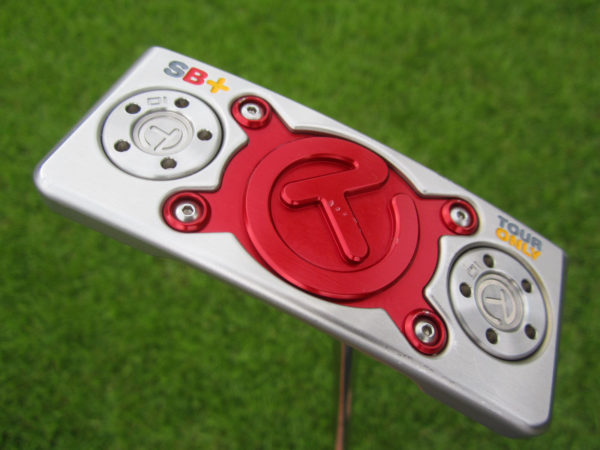 scotty cameron tour only squareback plus sb+ circle t prototype putter with welded centershaft neck golf club