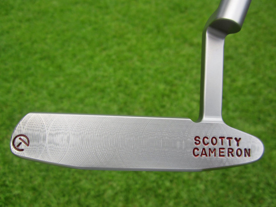 scotty cameron tour only sss tri-sole newport 2 handstamped circle t 340g putter golf club