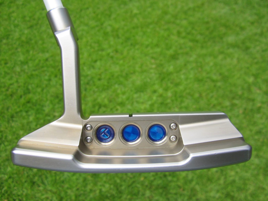 scotty cameron tour only xperimental blue sss insert tn2 newport 2 select circle t putter with top line golf club