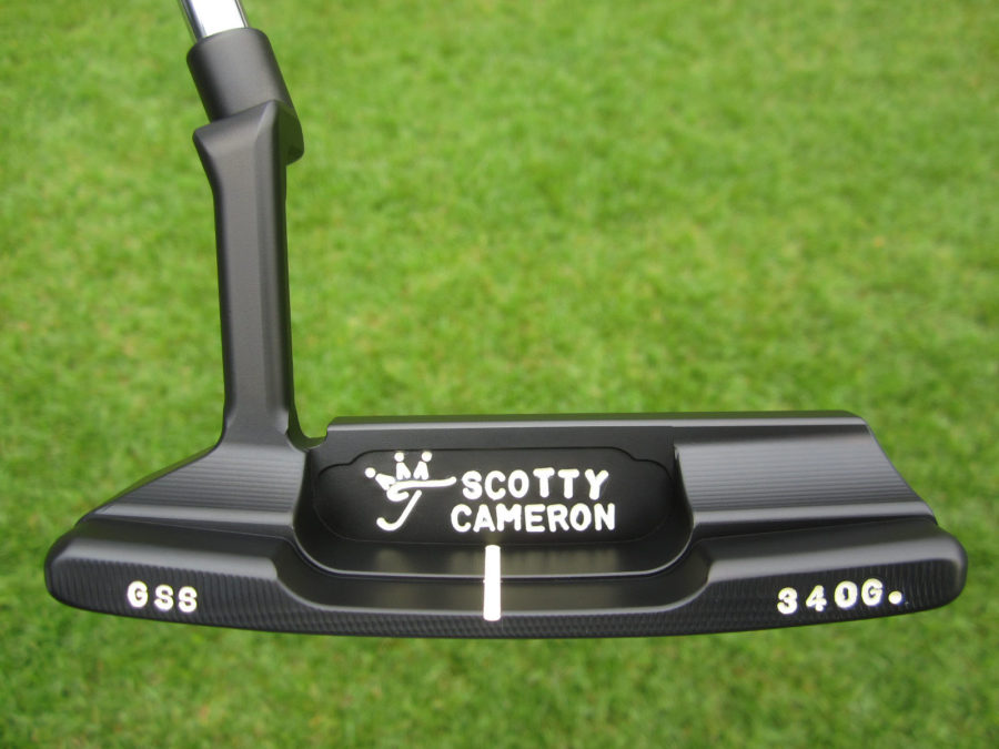 scotty cameron tour only black gss timeless tourtype circle t 340g putter golf club with hot head harry