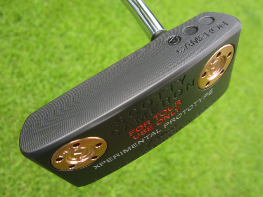 scotty cameron tour only black sss squareback select xperimental prototype circle t putter golf club