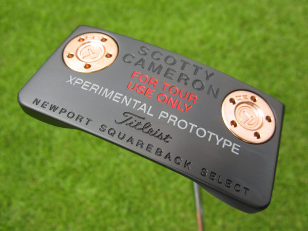 scotty cameron tour only black sss squareback select xperimental prototype circle t putter golf club