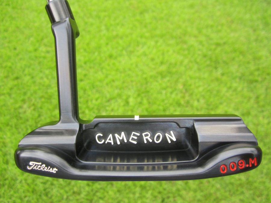 scotty cameron tour only brushed black carbon masterful 009.m circle t jordan spieth style jackpot johnny putter golf club
