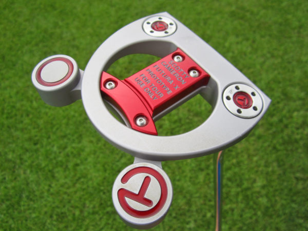 scotty cameron tour only futura x deluxe frozen titanium circle t prototype putter golf club