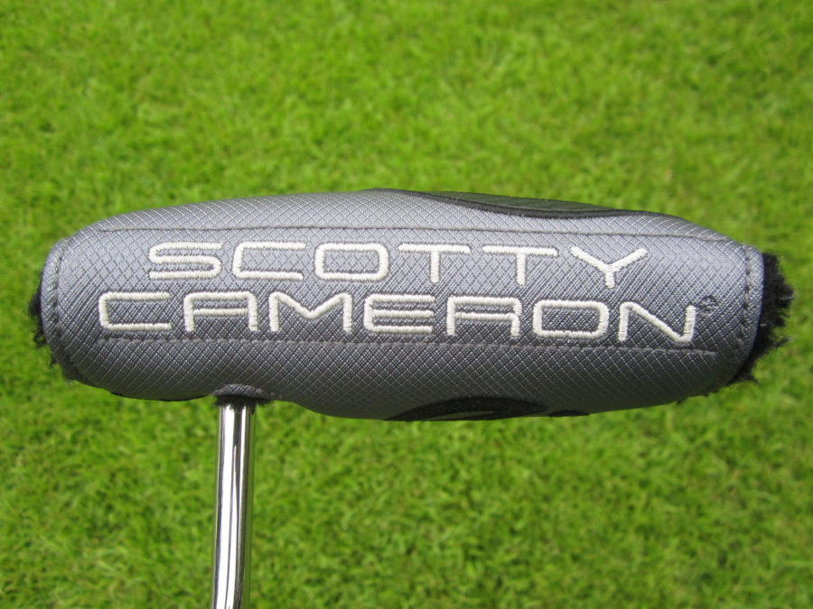 scotty cameron tour only grey and black industrial circle t rectangle mallet headcover