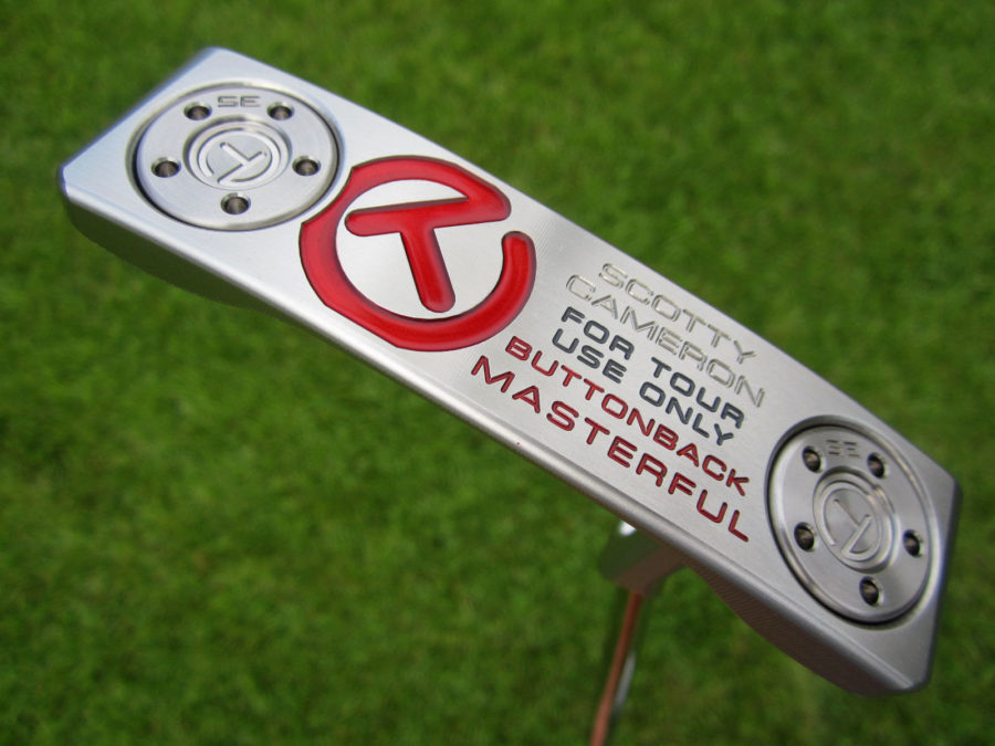 scotty cameron tour only sss masterful buttonback terylium circle t 360g putter with top line golf club