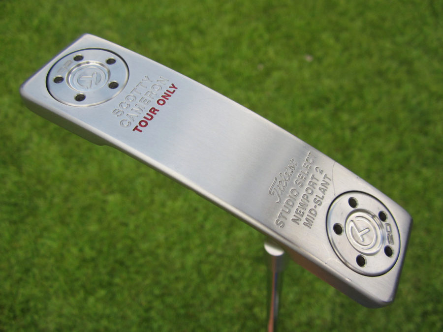 scotty cameron tour only sss newport 2 mid slant studio select circle t putter golf club