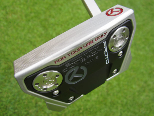 scotty cameron tour only sss phantom x t11.5 circle t prototype putter with flojet neck golf club