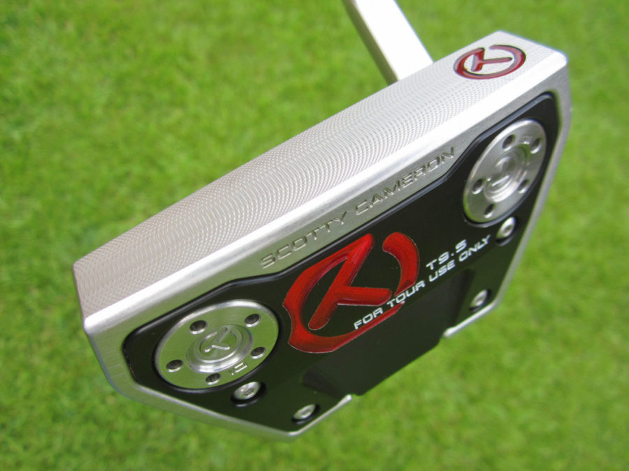 scotty cameron tour only sss phantom x t9.5 flojet neck circle t putter golf club with top line and black shaft