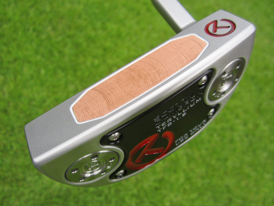 scotty cameron tour only sss t22 fastback tfb 1.5 terylium circle t putter golf club with top line