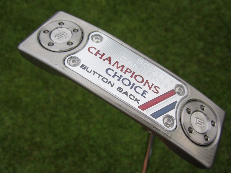 scotty cameron 2023 limited release champions choice newport plus terylium buttonback 34 inch putter golf club