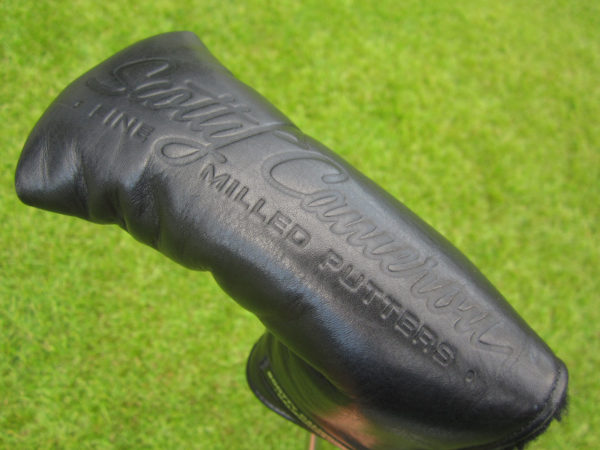scotty cameron encinitas california gallery black genuine leather peace surfer blade putter headcover