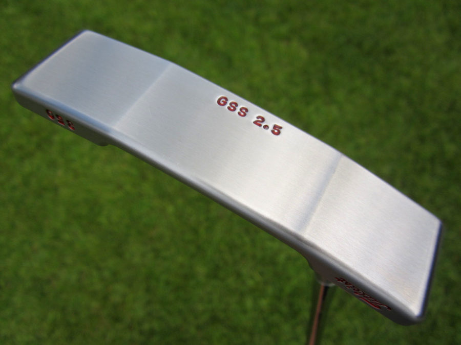 scotty cameron tour only gss timeless 2.5 tri sole circle t 350g putter with welded flare neck golf club