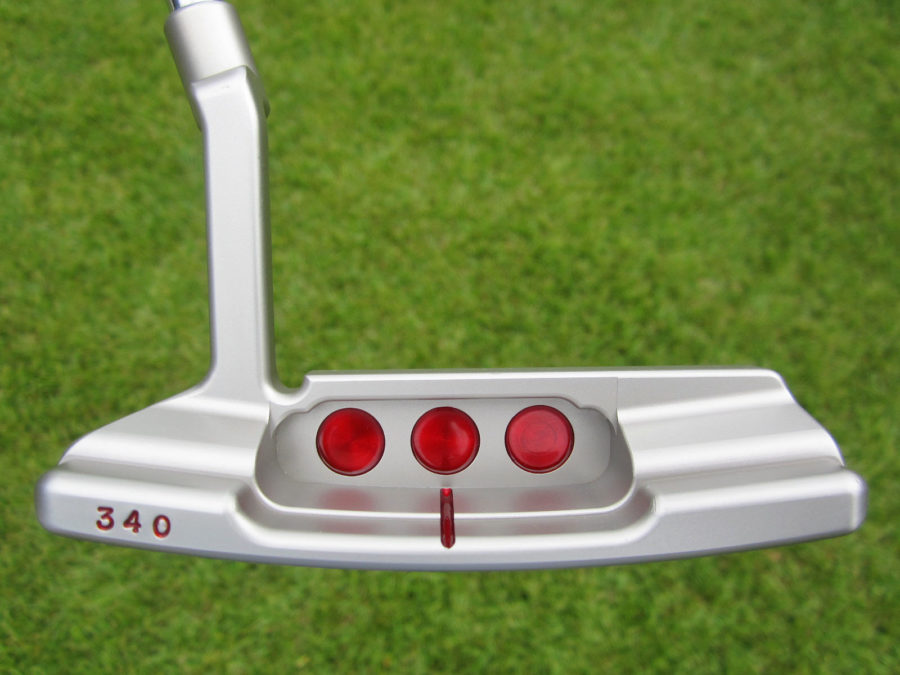 scotty cameron tour only sss timeless newport 2 circle t 340g putter golf club with three cherry bombs