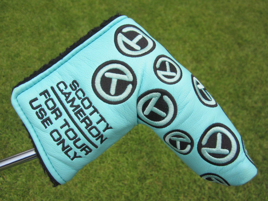 scotty cameron tour only dancing tiffany circle t blade putter headcover