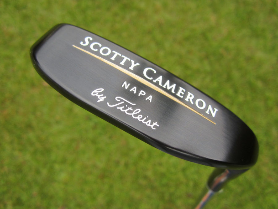 scotty cameron napa gun blue classic putter golf club with top line