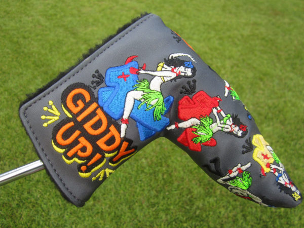 scotty cameron limited release custom shop giddy up blade putter headcover