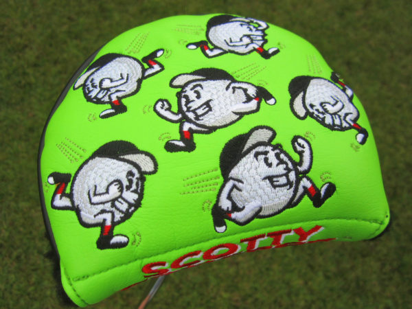 scotty cameron tour only 2023 lime green baller boy circle t centershaft mid round headcover
