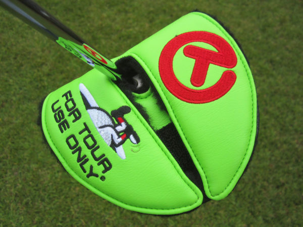 scotty cameron tour only 2023 lime green baller boy circle t centershaft mid round headcover