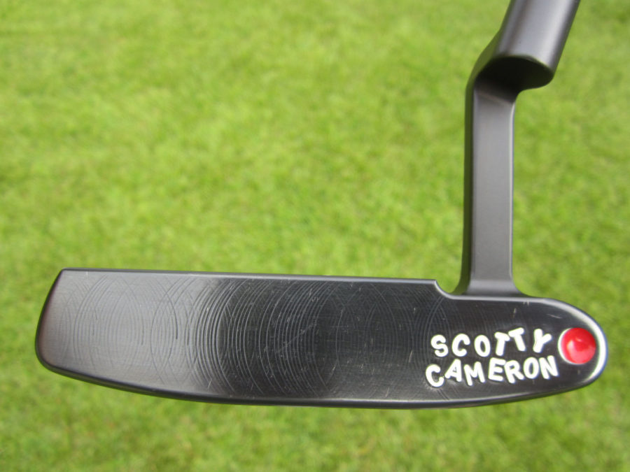 scotty cameron tour only 3x black carbon 009 beach circle t prototype putter golf club