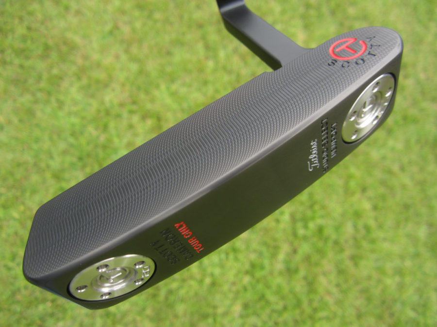 scotty cameron tour only black newport studio select circle t putter with red cherry bomb golf 360g golf club